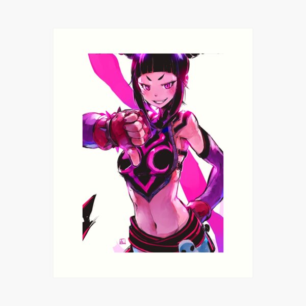 Juri - Street Fighter Art Print