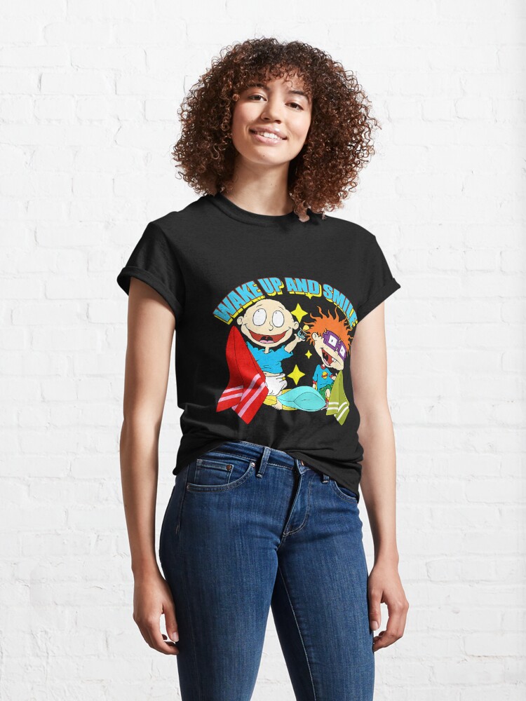 Disover Mademark x Rugrats Tommy & Chuckie Wake up and Smile Classic T-Shirt