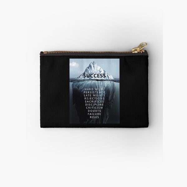 Item preview, Success Motivational Poster - Iceberg Success Poster - Success Hard Work Persistence Late Nights Rejections Sacrifices designed and sold by HerBertTeee.