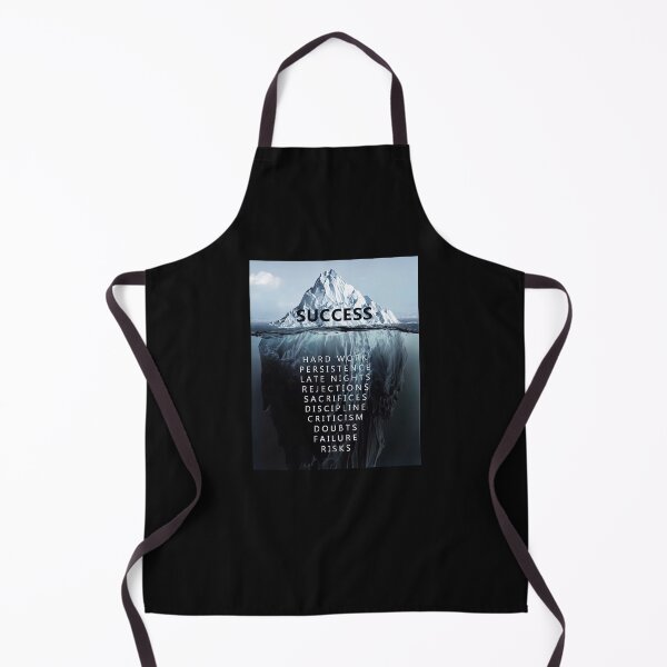 Item preview, Success Motivational Poster - Iceberg Success Poster - Success Hard Work Persistence Late Nights Rejections Sacrifices designed and sold by HerBertTeee.