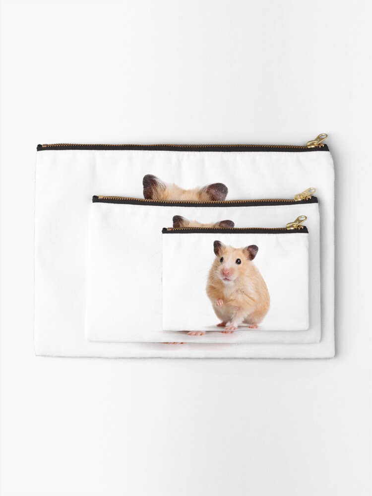Alternate view of Cute Hamster Rodent Zipper Pouch