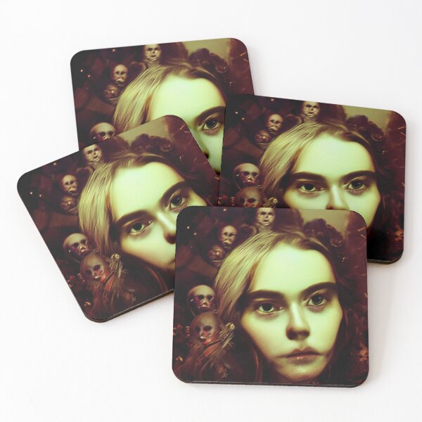 Item preview, a woman surrounded by the ghosts of the people she murdered designed and sold by kiertwice.