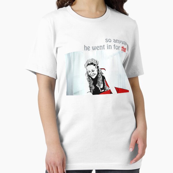 so anyway he went in for that Essential T-Shirt