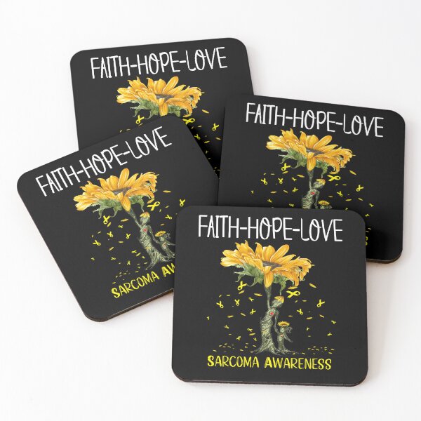 Item preview, Sarcoma Awareness - Sunflower Faith Hope Love designed and sold by Hilten.