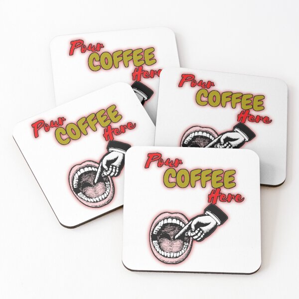 Item preview, POUR COFFEE HERE designed and sold by madscArt.