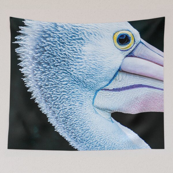 Item preview, Pelican Head Close Up Art Print designed and sold by Nils Petter Stein.