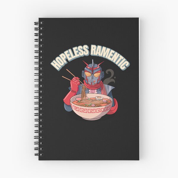 Item preview, Hopeless Ramentic Food Pun Ramen Lover Funny Mecha Robot designed and sold by Nepaz-Designs.