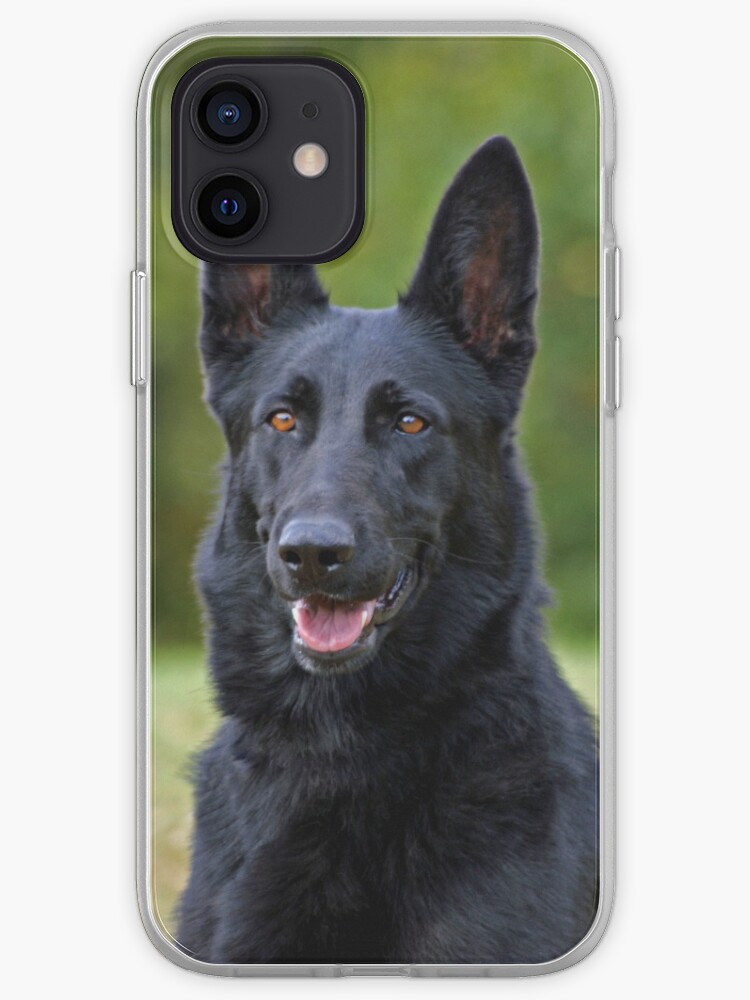 Schwarzer Schaferhund Iphone Hulle Cover Von Sandyk Redbubble