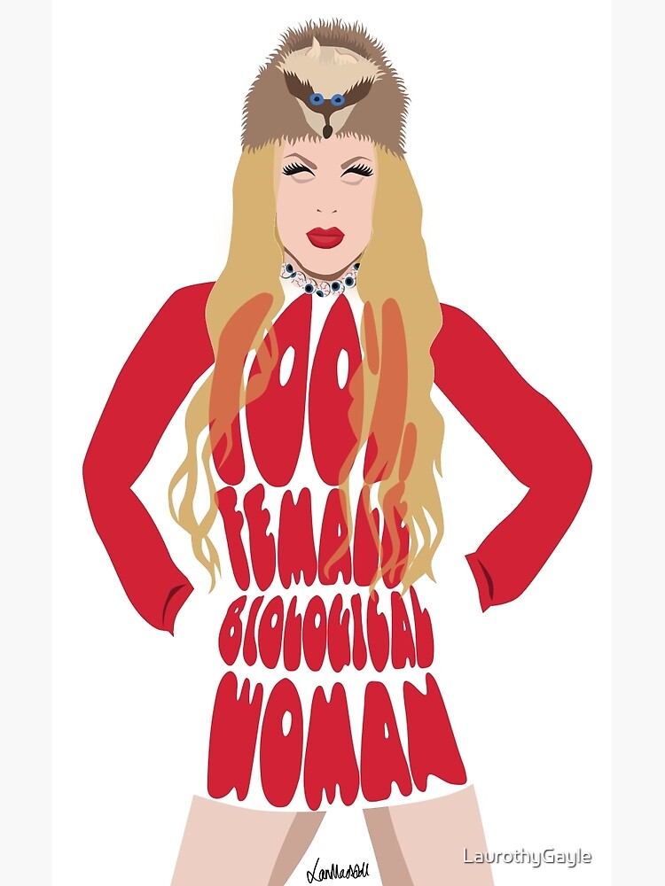 katya-zamolodchikova-100-female-biological-woman-art-print-by