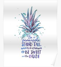 Sei eine Ananas Poster