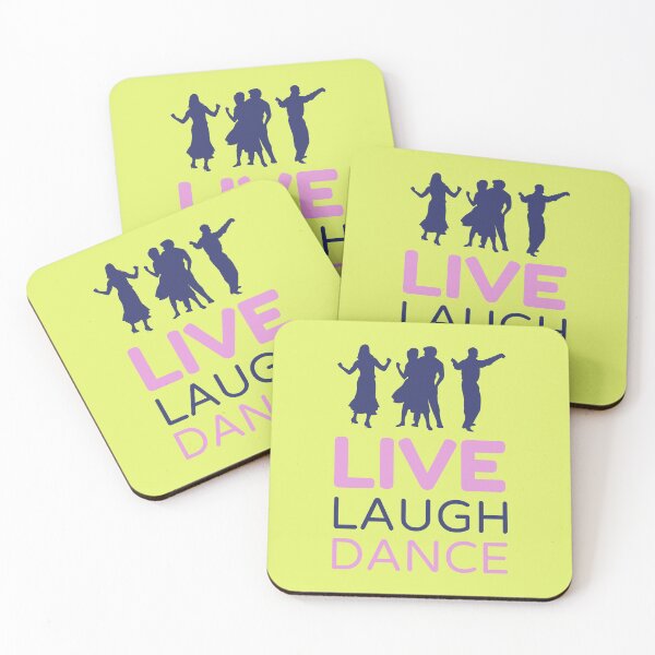 Item preview, Live Laugh Dance - Short Motivational Quote | Colorful Stylish Dance Typography designed and sold by Delandor.