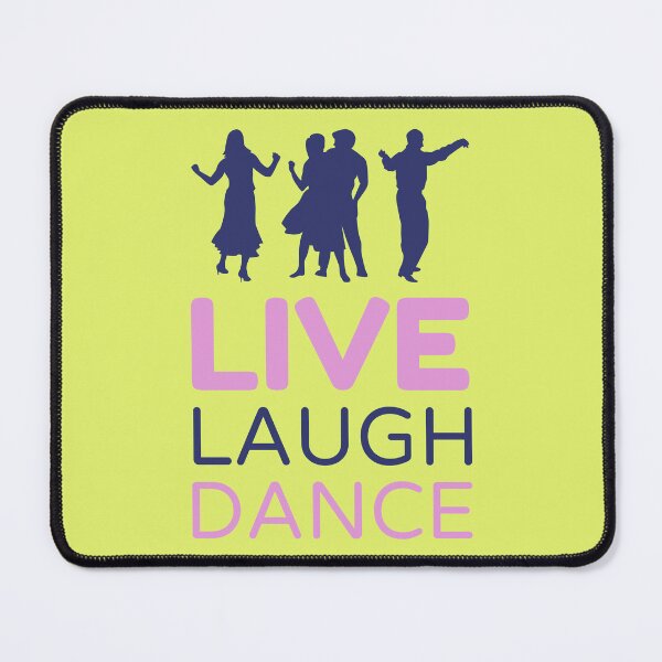 Item preview, Live Laugh Dance - Short Motivational Quote | Colorful Stylish Dance Typography designed and sold by Delandor.