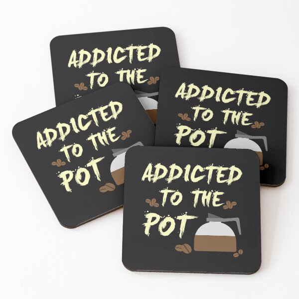Item preview, Addicted to the Pot Coffee Press Beans Funny designed and sold by vincentalan.