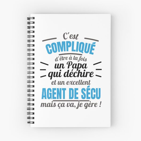 Aperçu de l'œuvre Cadeau fête des pères papa Agent de sécurité créée et vendue par RomualdGR.