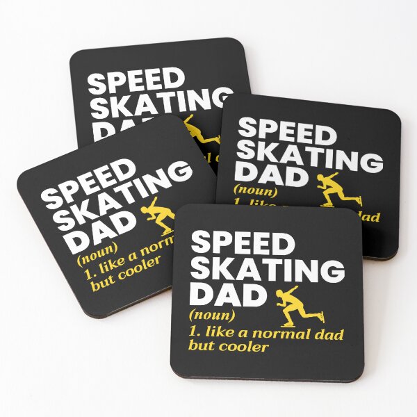 Item preview, Speed Skating Ice Skater Skate Dad Fathers day designed and sold by CuteDesigns1.