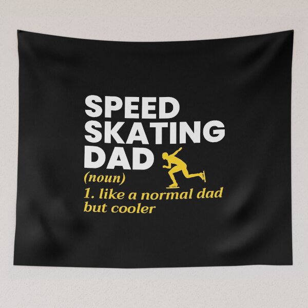 Item preview, Speed Skating Ice Skater Skate Dad Fathers day designed and sold by CuteDesigns1.