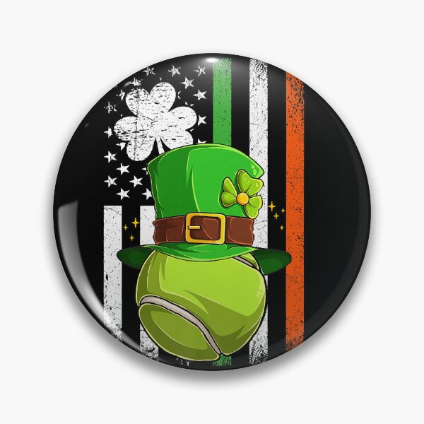 Item preview, Tennis Ball USA Flag Shamrock Tee Leprechaun St Patricks Day designed and sold by MarieSmart77.