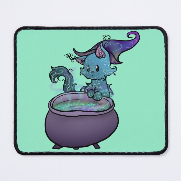 Item preview, Wizard Cat Brewing a potion designed and sold by BerryShyKittens.