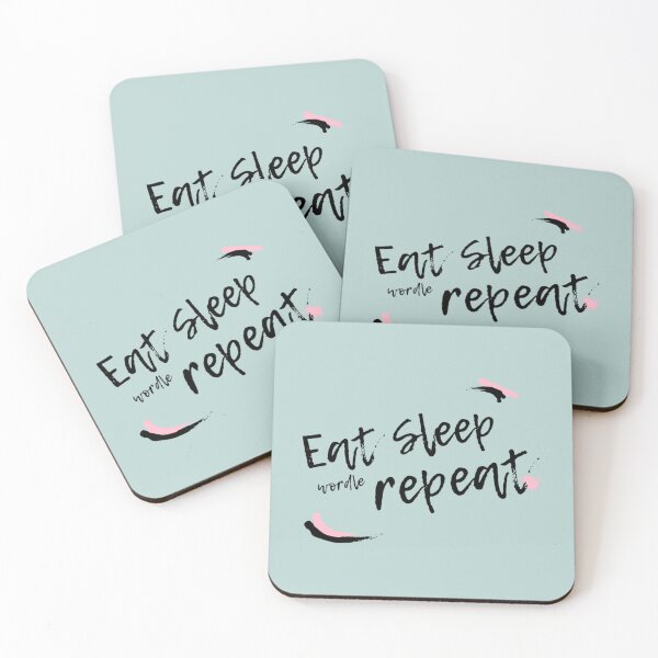 Item preview, Eat sleep wordle repeat  designed and sold by alexhumphy.
