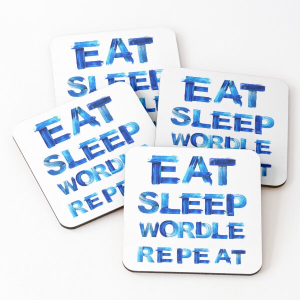 Item preview, Eat sleep wordle repeat   designed and sold by alexhumphy.
