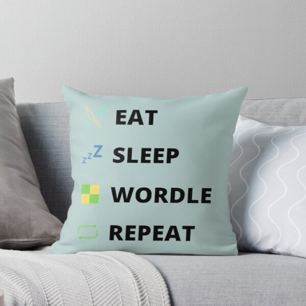 Item preview, EAT SLEEP WORDLE REPEAT  designed and sold by alexhumphy.