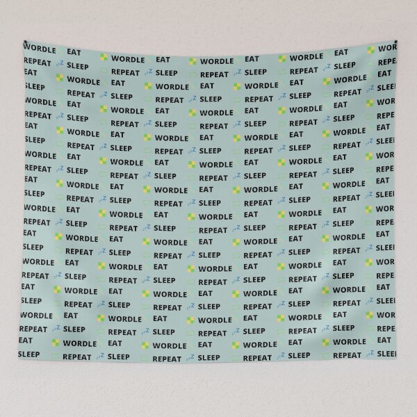 Item preview, EAT SLEEP WORDLE REPEAT  designed and sold by alexhumphy.