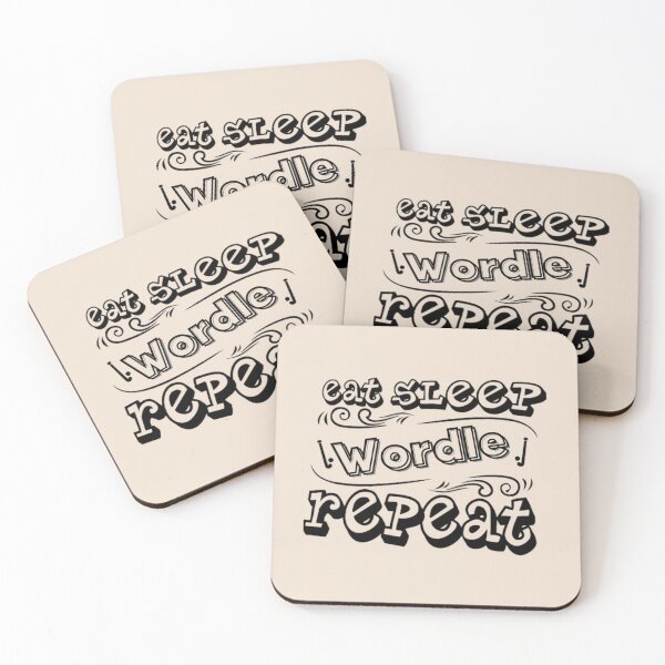 Item preview, eat sleep wordle repeat  designed and sold by alexhumphy.