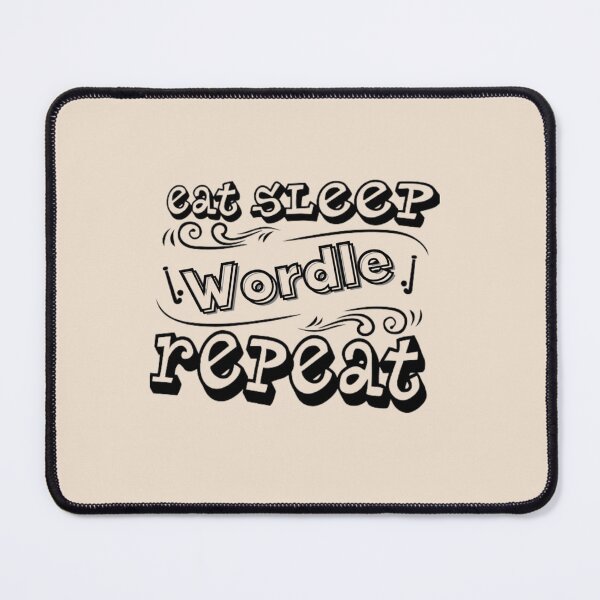 Item preview, eat sleep wordle repeat designed and sold by alexhumphy.