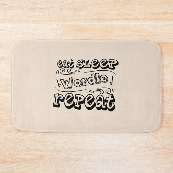 Item preview, eat sleep wordle repeat  designed and sold by alexhumphy.