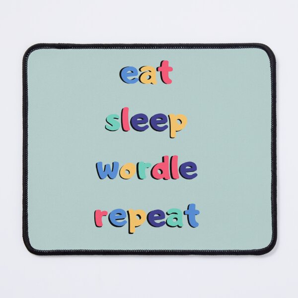 Item preview, Eat Sleep Wordle Repeat designed and sold by alexhumphy.