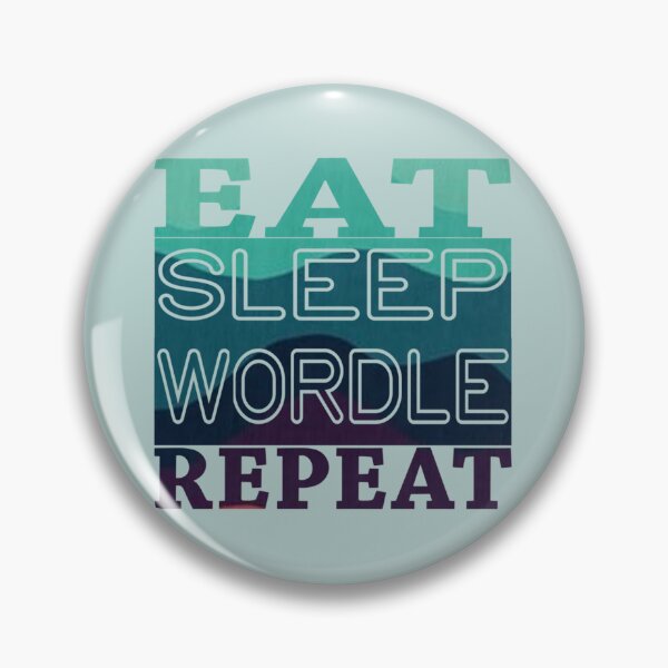 Item preview, eat sleep wordle repeat   designed and sold by alexhumphy.