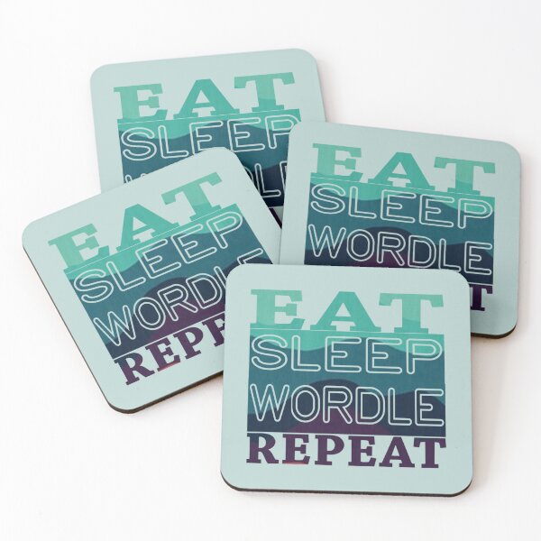Item preview, eat sleep wordle repeat   designed and sold by alexhumphy.