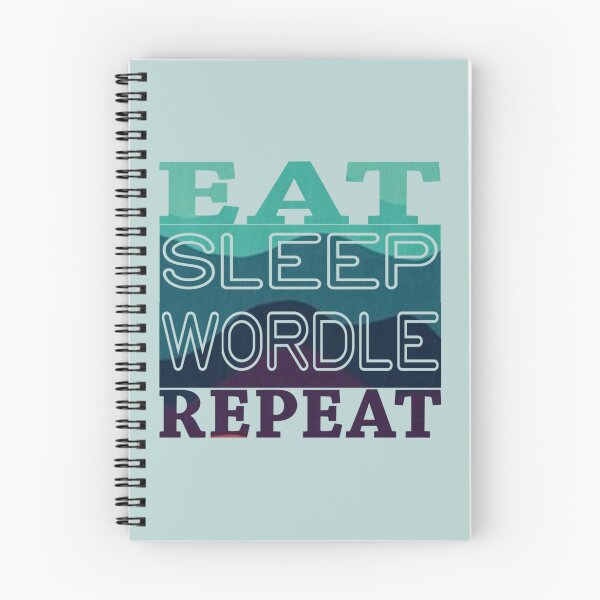 Item preview, eat sleep wordle repeat   designed and sold by alexhumphy.