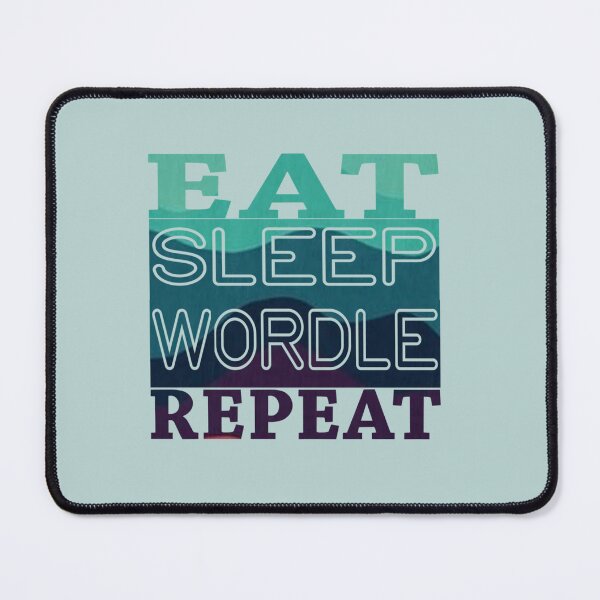 Item preview, eat sleep wordle repeat   designed and sold by alexhumphy.