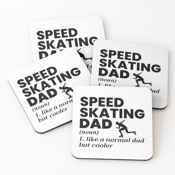 Item preview, Speed Skating Ice Skater Skate Dad Fathers day designed and sold by CuteDesigns1.