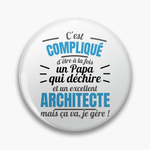 Aperçu de l'œuvre Cadeau fête des pères papa architecte créée et vendue par RomualdGR.