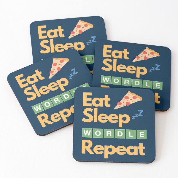 Item preview, Eat Sleep Wordle Repeat designed and sold by alexhumphy.