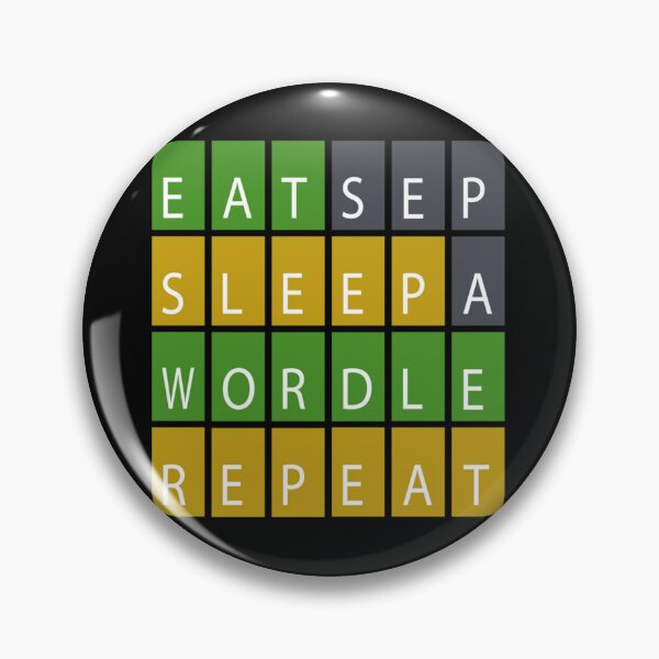 Item preview, eat sleep wordle repeat                         designed and sold by alexhumphy.