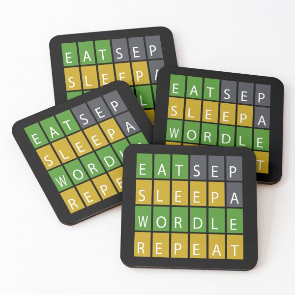 Item preview, eat sleep wordle repeat                         designed and sold by alexhumphy.