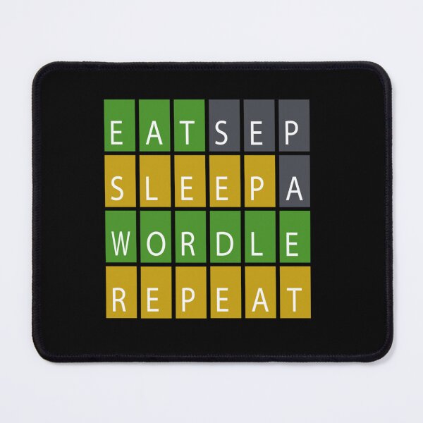 Item preview, eat sleep wordle repeat designed and sold by alexhumphy.