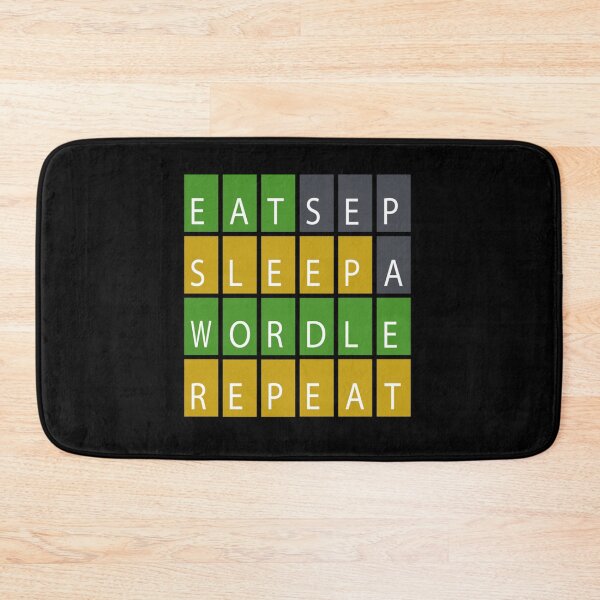 Item preview, eat sleep wordle repeat                         designed and sold by alexhumphy.