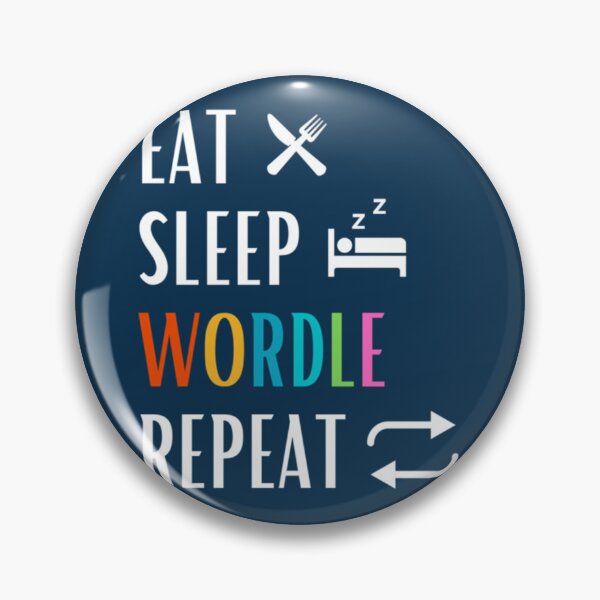 Item preview, Eat Sleep Wordle Repeat   designed and sold by alexhumphy.