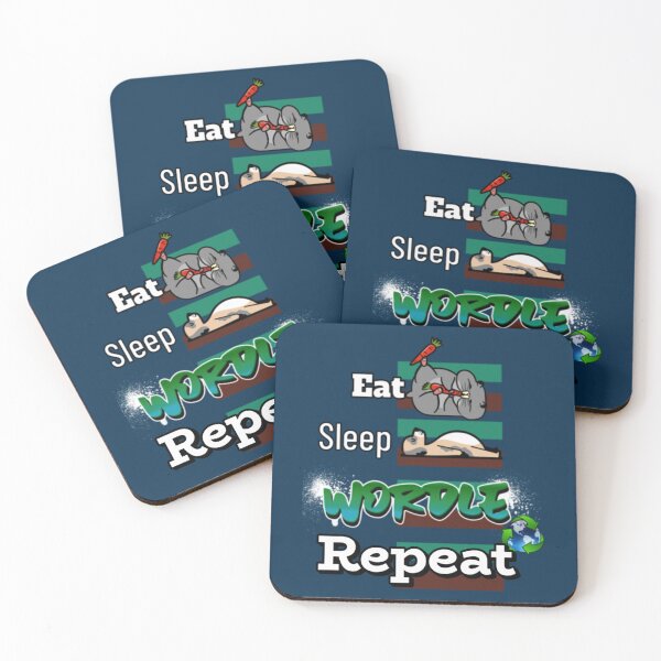 Item preview, Eat Sleep Wordle Repeat   designed and sold by alexhumphy.