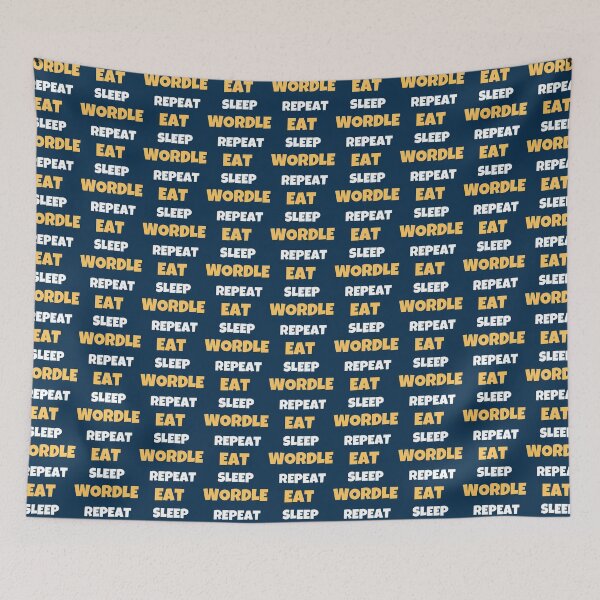 Item preview, eat sleep wordle repeat   designed and sold by alexhumphy.