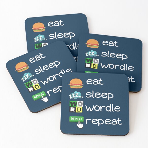 Item preview, Eat Sleep Wordle Repeat designed and sold by alexhumphy.