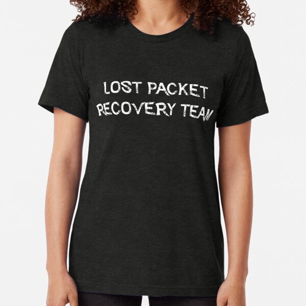 Lost Packet Recovery Team Tri-blend T-Shirt