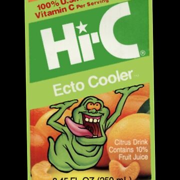 Ecto Cooler Slimer Retro Vintage Drink Postcard
