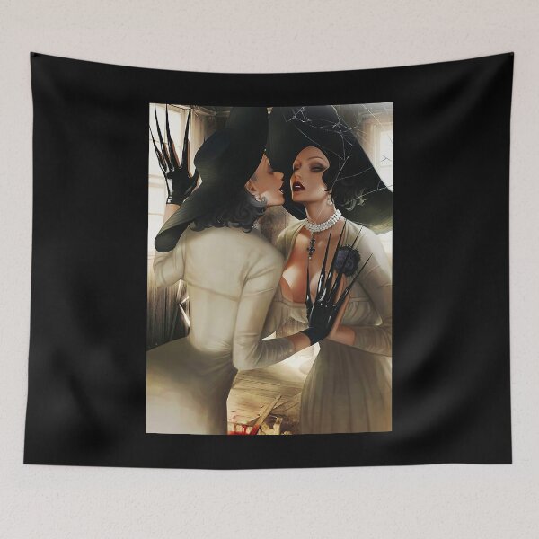 Item preview, Birthday Gift Lady Dimitrescu Gift Music Fans designed and sold by Eldonfadel.