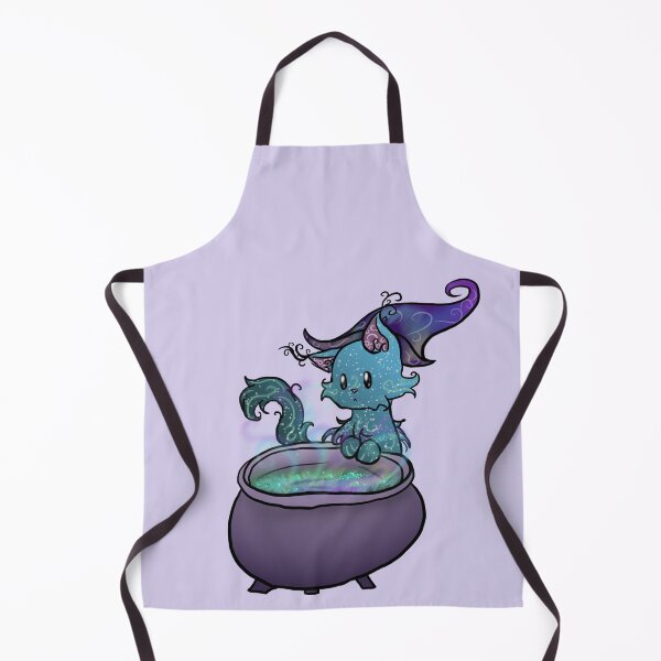 Item preview, Wizard Cat Brewing a potion (lavender) designed and sold by BerryShyKittens.