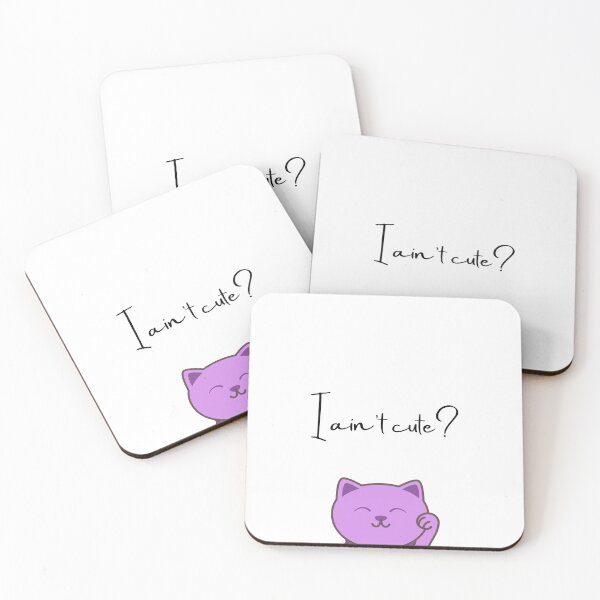Item preview, I ain't cute? Cat Lover designed and sold by debielongakit.